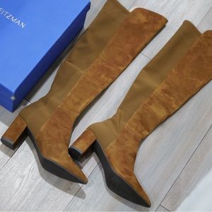 Stuart Weitzman Coffee colored Carly boot